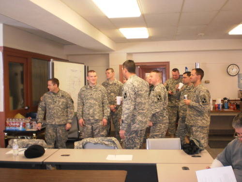 Kansas National Guard at the Wednesday briefing