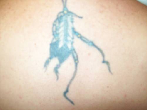 Tattoo on Sluder's back
